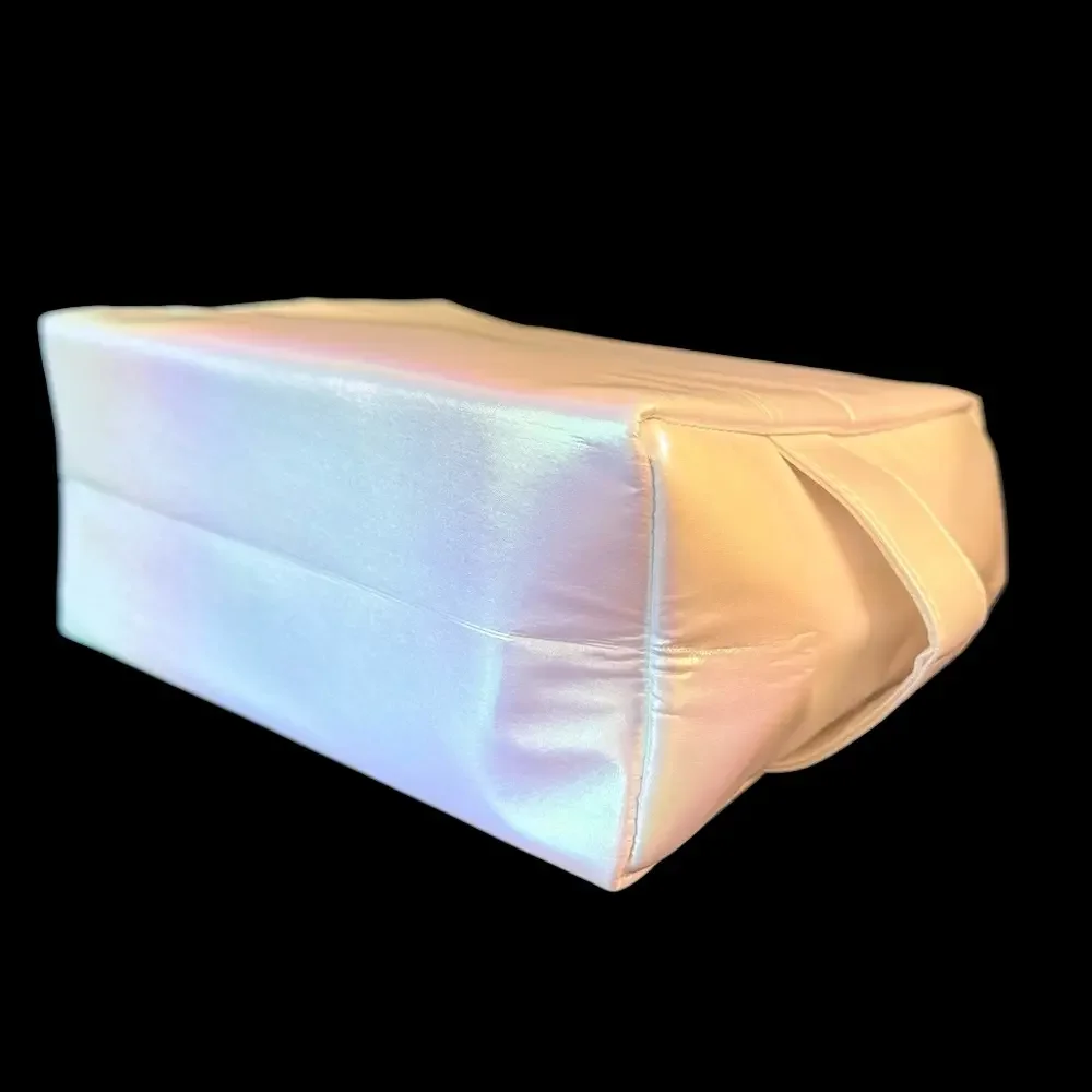 Bumble and bumble Iridescent White Cosmetic Bag Travel Gym Bath Eco Friendly